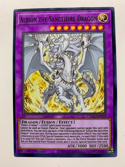 Albion the Sanctifire Dragon | Secret Rare | Orica PROXY